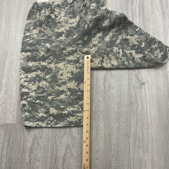 VINTAGE 90s Digital Camo Camoflauge Elastic Waist Shorts Size Small S Women's - Picture 6 of 6